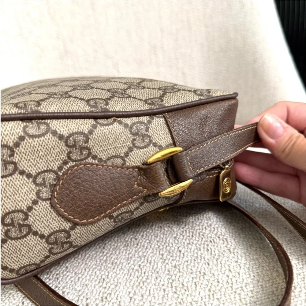 Authentic Gucci crossbody bag brown monogram coated canvas - Picture 5 of 12